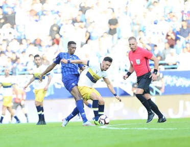 كنو في مباراة بين الهلال والنصر