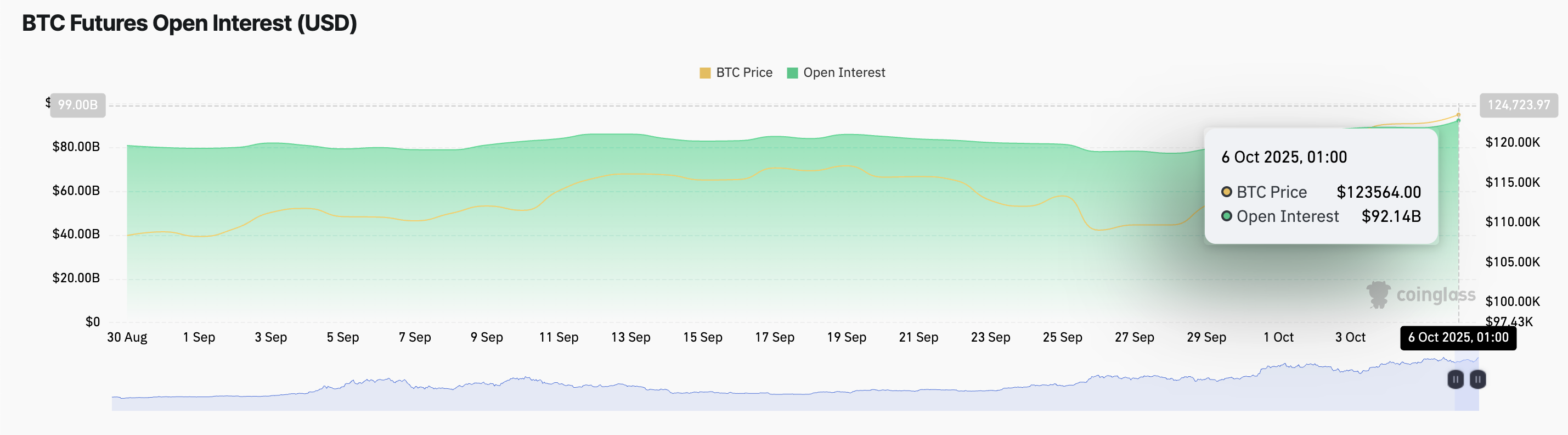 BTC Futures الاهتمام المفتوح. 