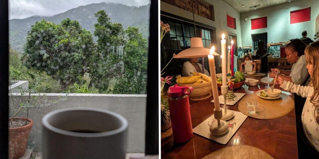 أنا لجأت إلى جامايكا من إعصار ميليسا. أحتفظ بروتين روتيني لابنتي، لكن بعض القواعد خرجت من النافذة.